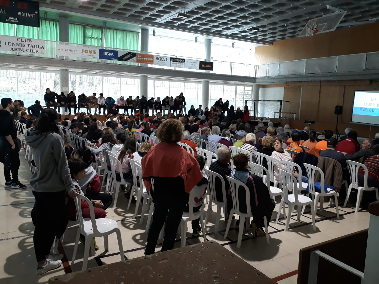 Presentació durant el Dia Mundial de l'Activitat Física